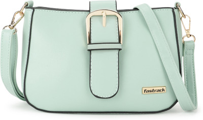 Fastrack Green Sling Bag Solid