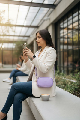 Pramadda Pure Luxury Purple Sling Bag Stylish small sling bag for women casual crossbody bag for daily use