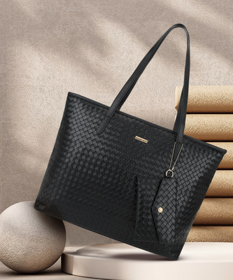 Fastrack Black Shoulder Bag Textured