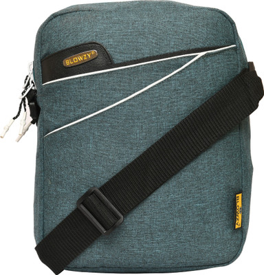 Blowzy Bags Green Sling Bag Stylish Nylon Sling Cross Body Travel Office Business Bag for Men Women