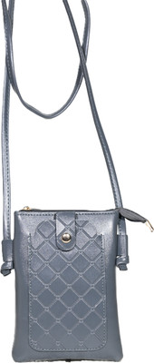 DESENCE Grey Sling Bag Classy mobile pouch sling