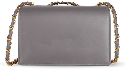 KAVRIXA Grey Sling Bag Grey Designer Faux Leather Handbag For Women And Girls KX-HB44