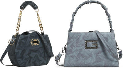 Zaxcer Black, Grey Sling Bag Beautiful Sling Bags for women and girls(Pack of 2)