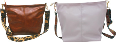 Dakota Brown, Purple Sling Bag SKU103(Pack of 2)
