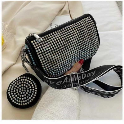 Asrib Multicolor Sling Bag Pearl Beaded Sling Bag With Coin Pouch
