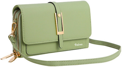 valerie Green Sling Bag Small Crossbody Cell Phone Bag for Women Mini Over Shoulder Handbag Purse