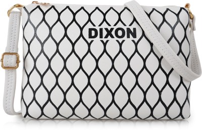 DIXON White Sling Bag Stylish Gorgeous versatile printed crossbody ladies shoulder sling bag