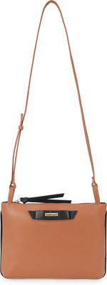 Fastrack Tan Sling Bag Solid