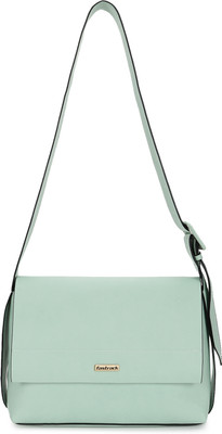 Fastrack Green Sling Bag Solid