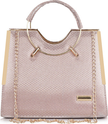 Skorpio Pink, Gold Sling Bag Bridal Party Trendy Sling Bag For Women Stylish Design Shoulder Women Handbag