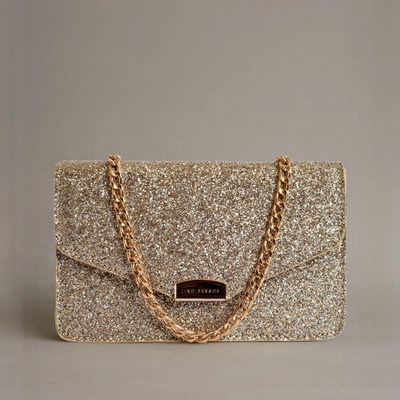 LINO PERROS Gold Sling Bag LWSL00474GOLDEN