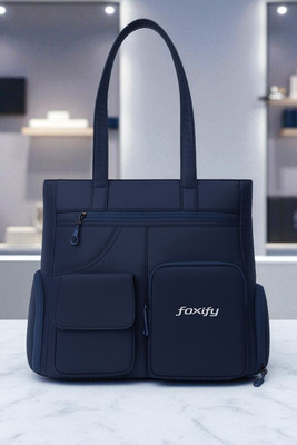 FOXIFY Blue Shoulder Bag MULTI POCKET NAVY BLUE SHOULDER BAG