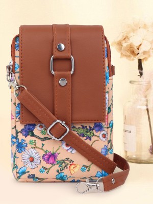 NORVE Tan Sling Bag Classy Design Trendy Travel Shoulder Crossbody Daytrip Women Sling Bag