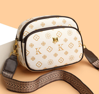 Diva Dale White Sling Bag Stylish Trendy Premium Broad Starp Crossbody