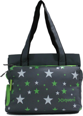 Xsquare Grey, Green Shoulder Bag Women Shoulder Bag