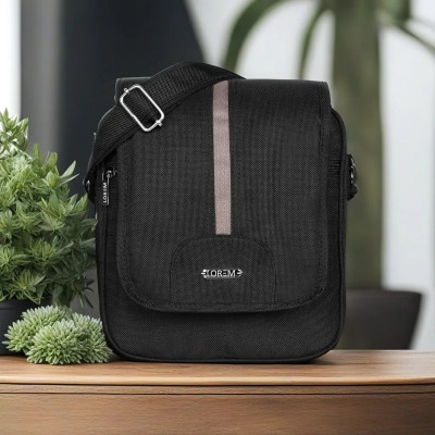 LOREM Black Sling Bag FZ-SL09