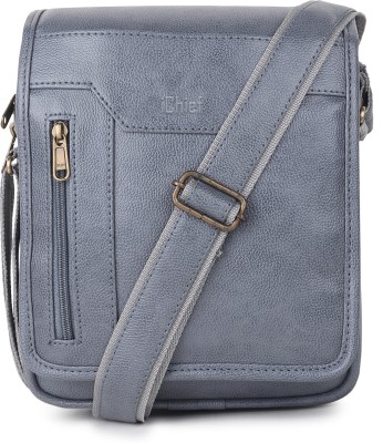 ICHIEF Grey Sling Bag Guardian Shoulder/Cross Body Bag/Unsex Sling Bag with Padded Tab Compartment