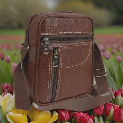 JairaJ Brown Sling Bag Men Sling Bag extra large