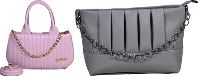 Despacito Grey, Clear Sling Bag DESP21-759-Grey(Pack of 2)