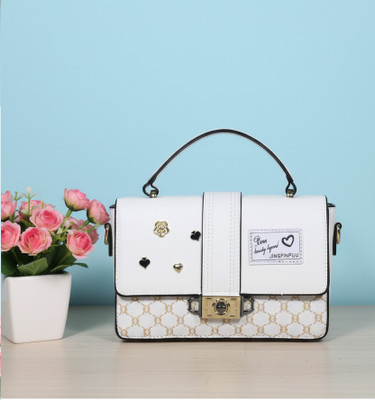 DONICY White Sling Bag Stylish sling bag