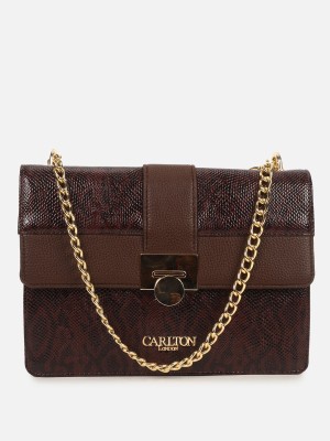 CARLTON LONDON Maroon Hand-held Bag Maddalena