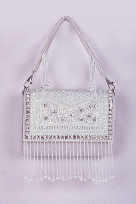 Naizoo Red, White Clutch Luxury bridal clutch