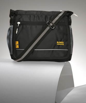 Blowzy Bags Black Hand-held Bag College crossbody Travel Unisex Office Business Messenger Bag