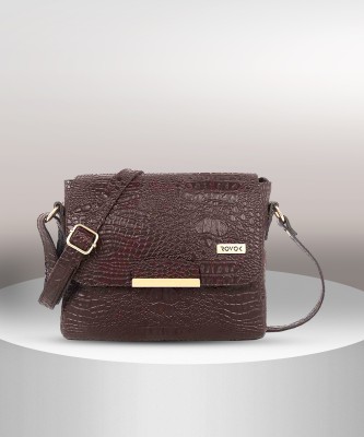 Rovok Brown Sling Bag Sling Bags for Women Latest Branded, Sling Bag for Office , Party -Trendy /Stylish sling bag (Brown)