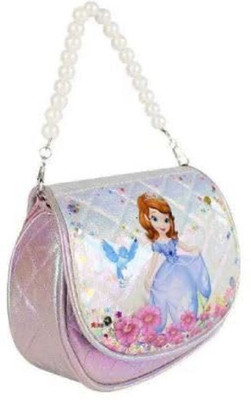 MBKids Tan Sling Bag Barbie Glitter Sling Bag / Handbag For Girls | Crossbody Handbag- Random Design