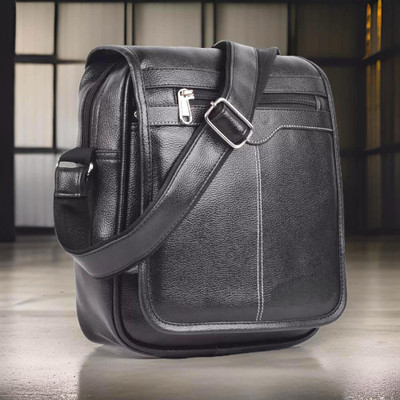 JairaJ Black Sling Bag Men Sling Bag side bag for men(S-11*11)