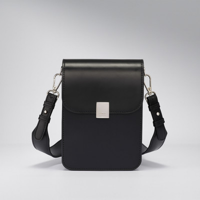 LINO PERROS Black Sling Bag Avril Bold Solid