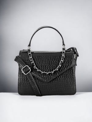 Dressberry Black Sling Bag Chain Sling Bag