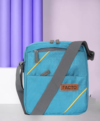 facto Multicolor Sling Bag Stylish Shoulder Cross Body Office Business Messenger Bag for Men and Women