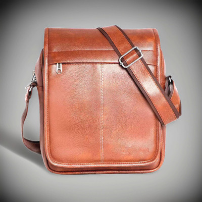 JairaJ Tan Sling Bag Men Sling Bag extra large