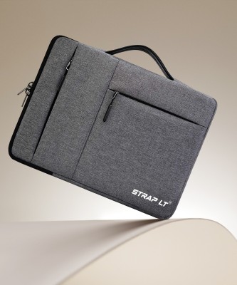 Straplt Grey Messenger Bag 15-16 Inch Laptop Sleeve For Asus Acer Samsung Laptop Waterproof Bag with Handle