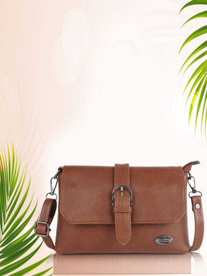 LANCER Tan Sling Bag LANCE LATEST STYLISH SLING BAG