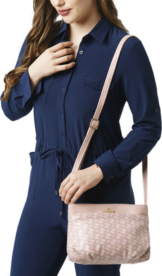 LAVIE Pink Sling Bag Mono LL Daisy 3C Sling Bag