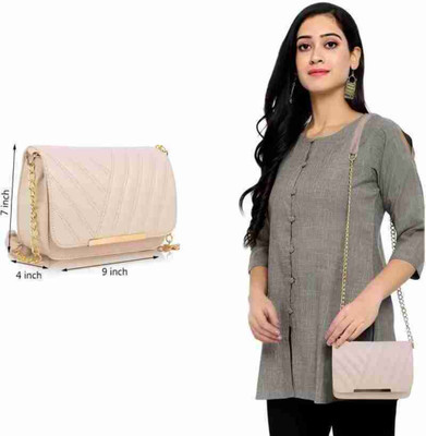 Cleto Beige Sling Bag HAMZAY_120_CM_15