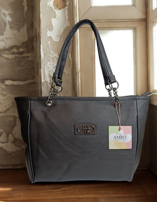 THE AMRIT COLLECTION Black Tote TOTE SHOULDER BAG