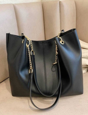 ROSHNI Black Shoulder Bag Handbag