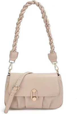 Siby Beige Sling Bag Cloud Purse