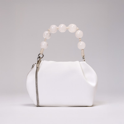 LINO PERROS White Hand-held Bag Women's White Mini Handbag