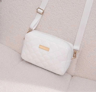 FSJ CREATION White Sling Bag Sling Bag