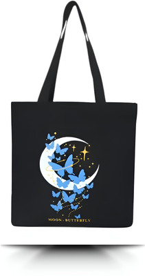 LUCKYLIFE Black, Blue Tote Casual Handbag For Girls With Zip