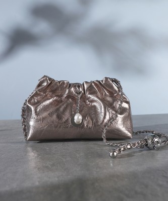 Haute Sauce Brown Sling Bag Women's The Metallic Sling Bag - Bronze