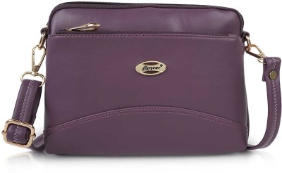 LANCER Purple Sling Bag CASUAL STYLISH SLING BAG FOR WOMEN