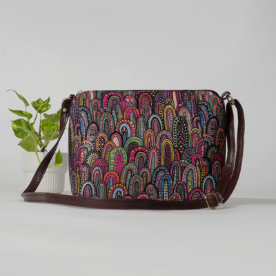 Hamensch Multicolor Sling Bag Printed sling bags women