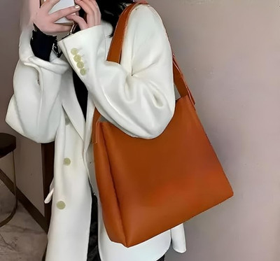 HaveGlam Tan Shoulder Bag Trendy tote bag for women