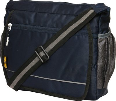 Capitalpoint Blue, Grey Shoulder Bag Cambridge Unisex College messenger Bag