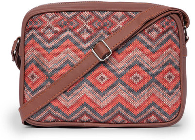 ZOUK Multicolor Sling Bag Gwalior Weaves Sling Bag